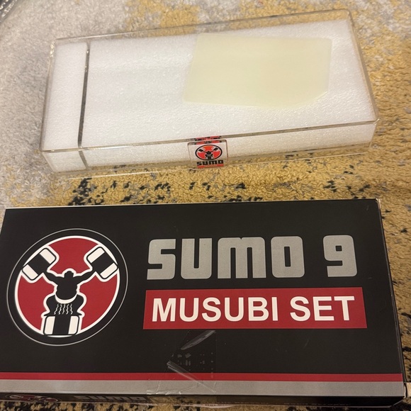 NEW Sumo 9 Musubi Maker SET in Box frame divider presser & bowl scraper - Picture 2 of 2
